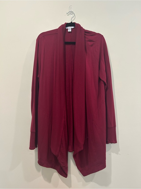 Athleta Sweaters - Athleta Pranayama Restore Open-Front Cardigan Sweater - Burgundy